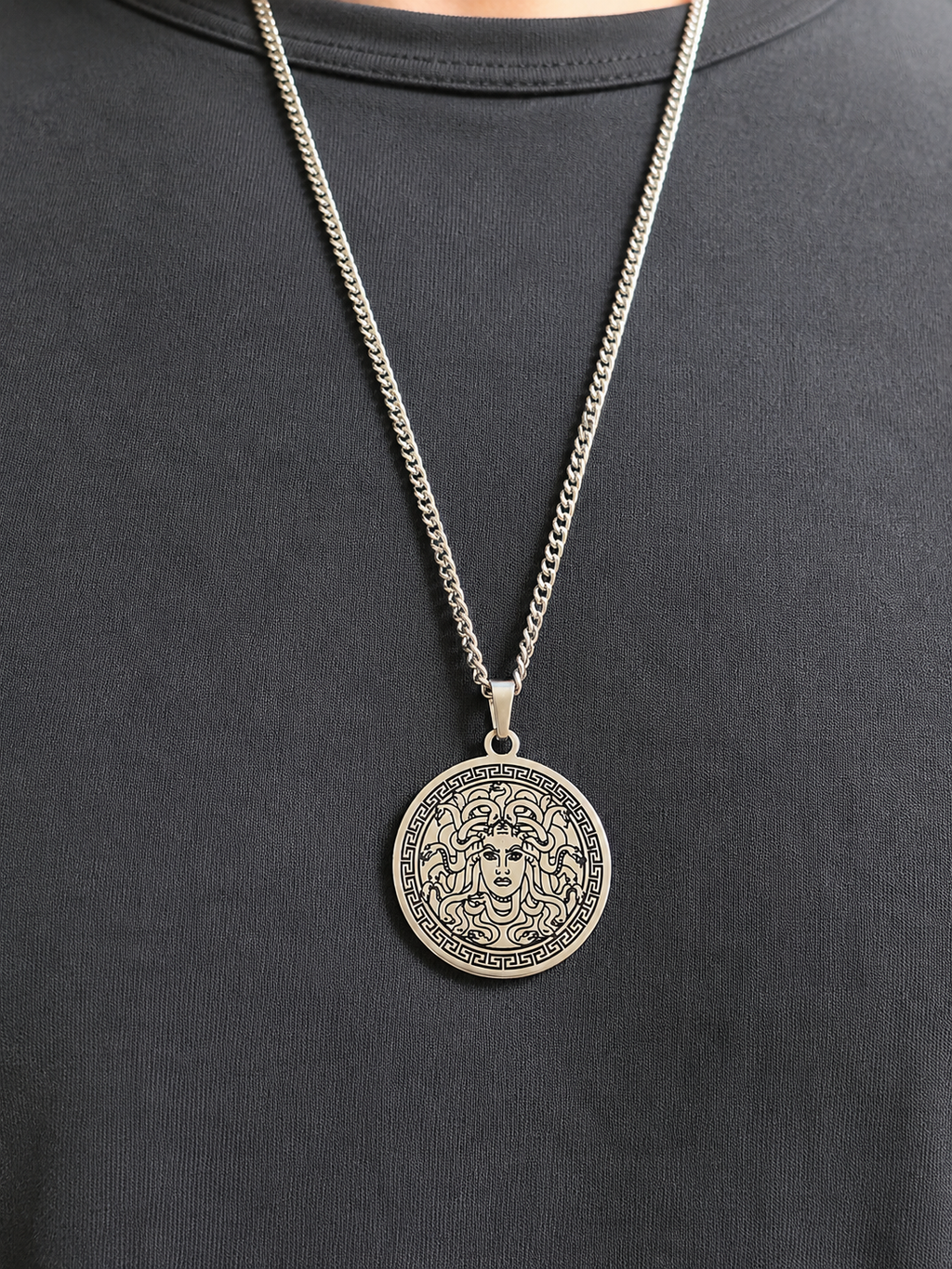 Medusa necklace