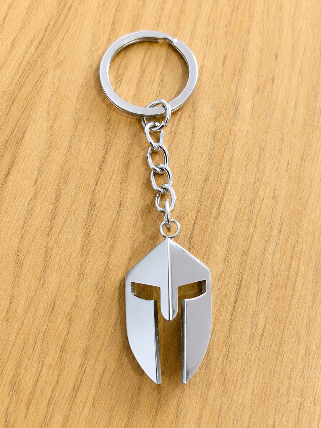 Spartan helmet keychain