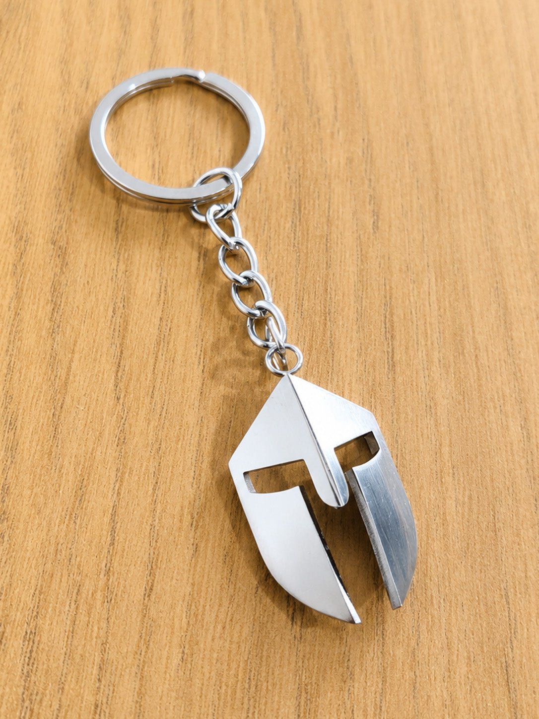 Spartan helmet keychain