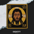 Jesus Christ is Victorious, black & yellow patch