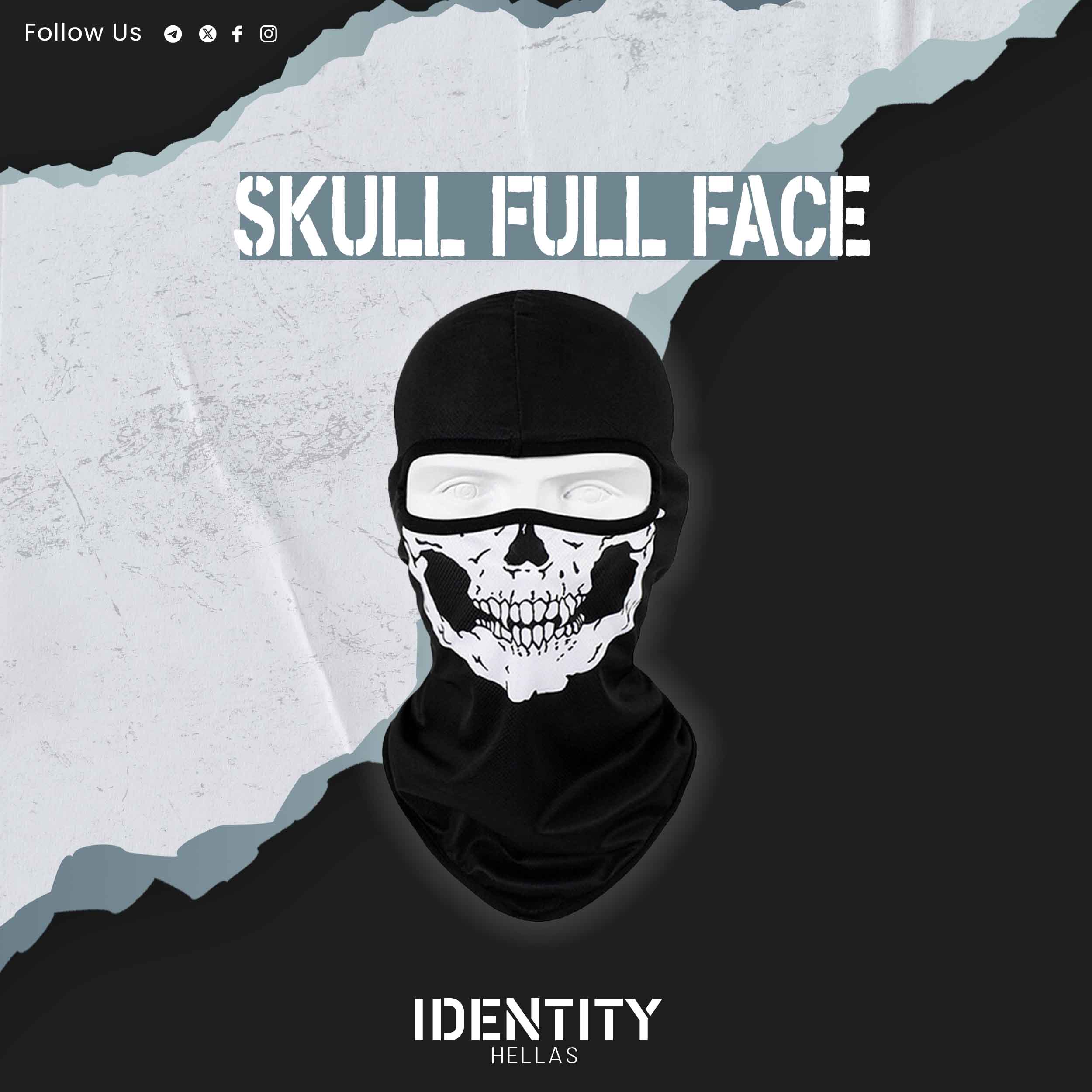 Skull full face mask