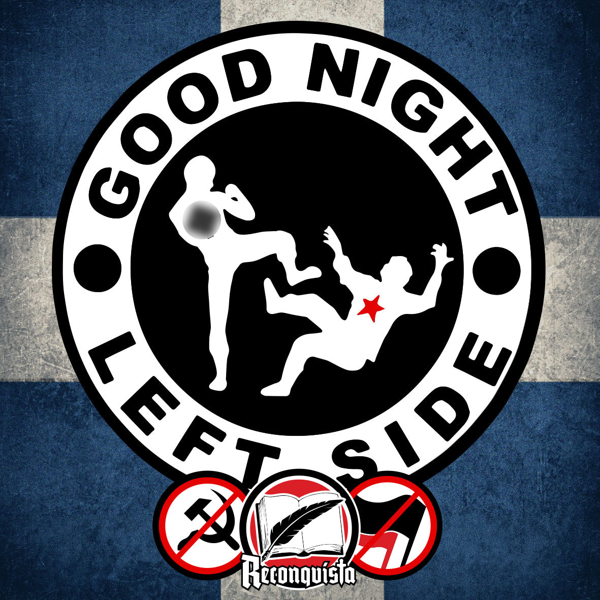 Goodnight left side sticker