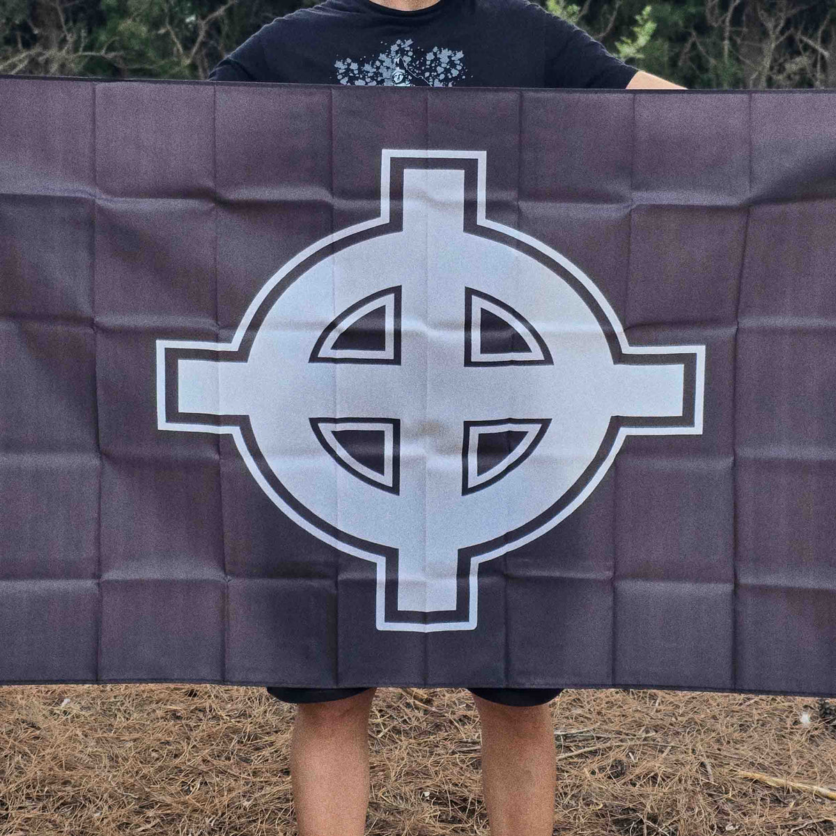 Celtic cross flag