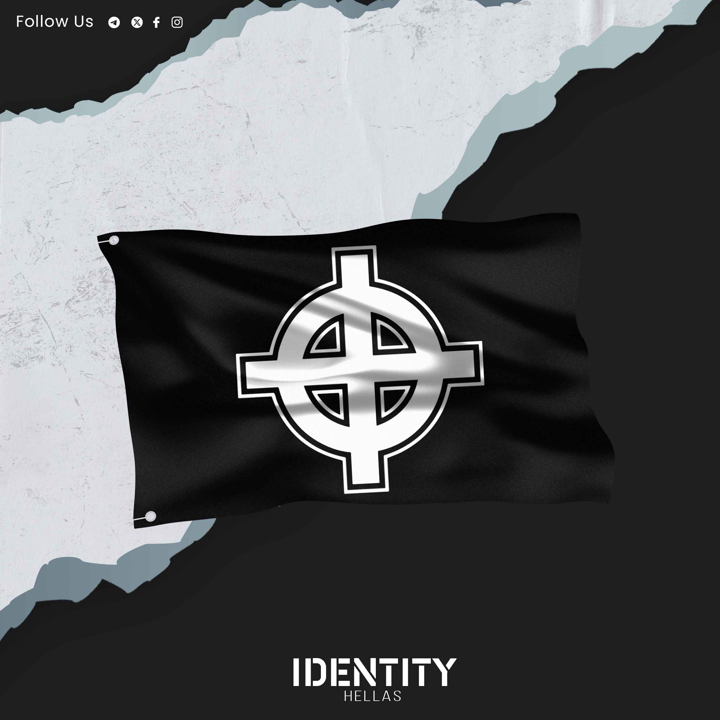 Celtic cross flag