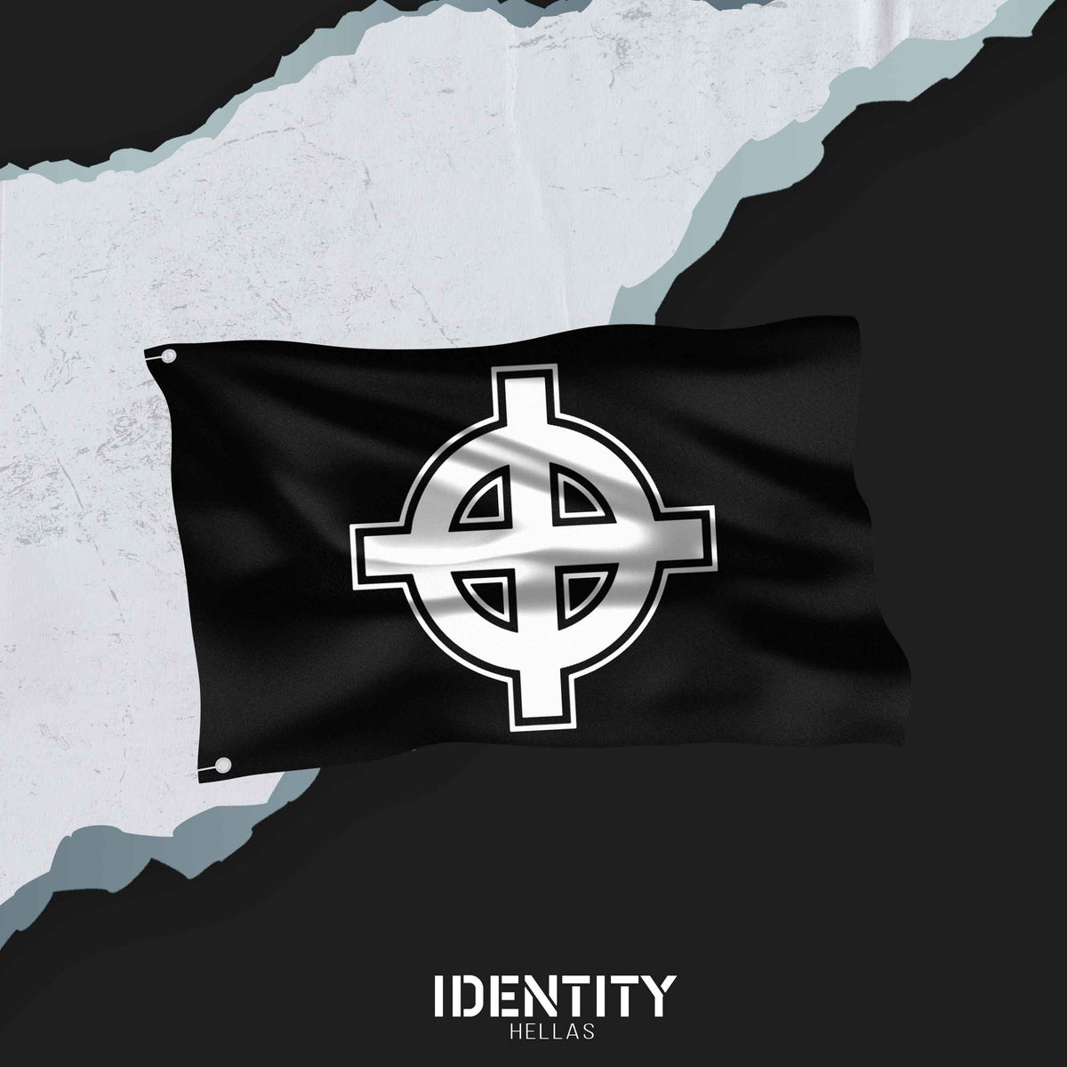 Celtic cross flag