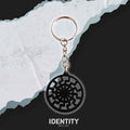 Black sun keychain
