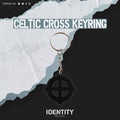 Celtic cross keychain