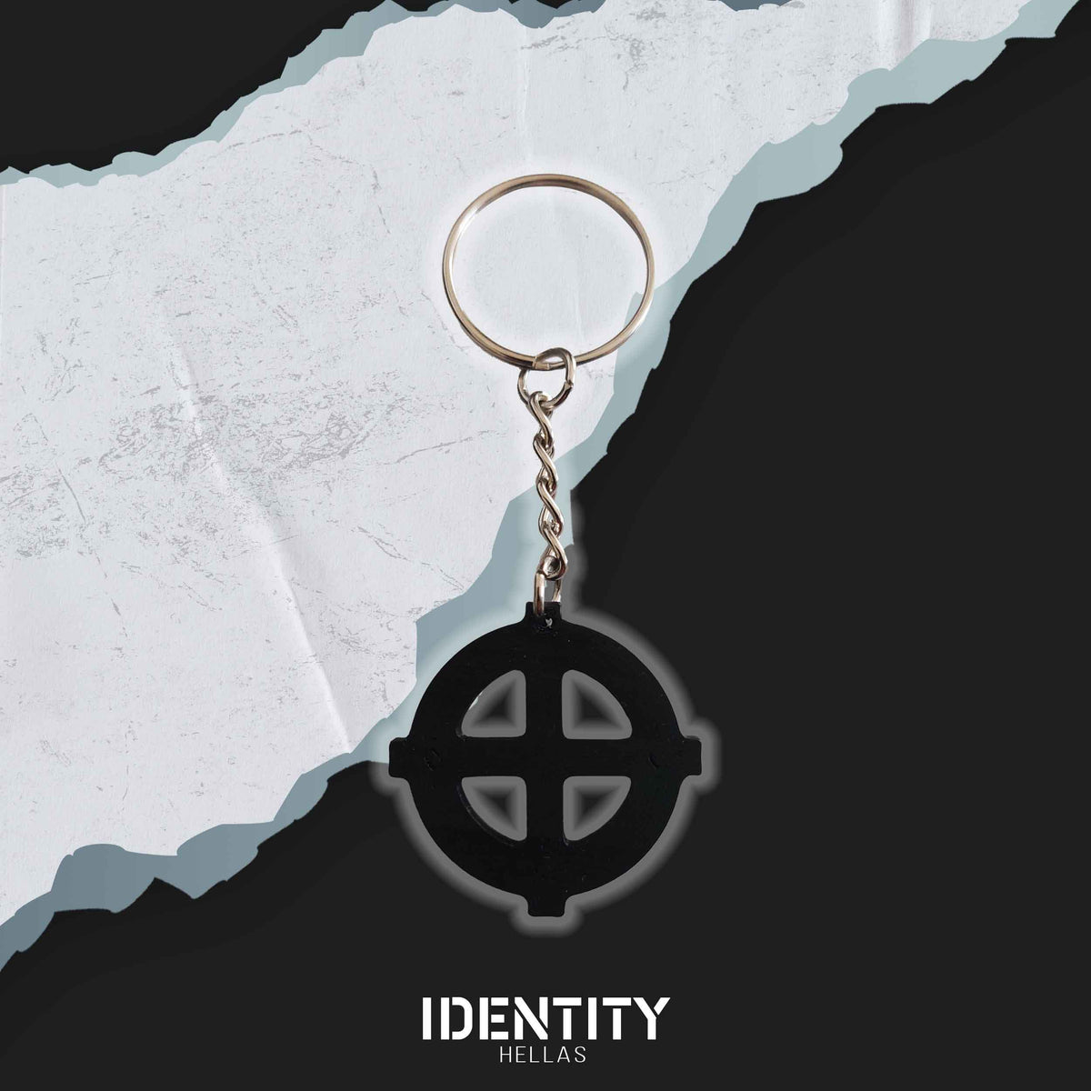 Celtic cross keychain