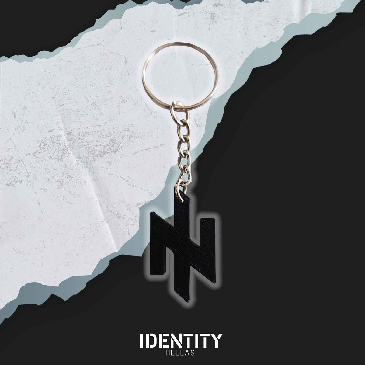Wolfsangel keychain