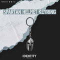 Spartan helmet keychain