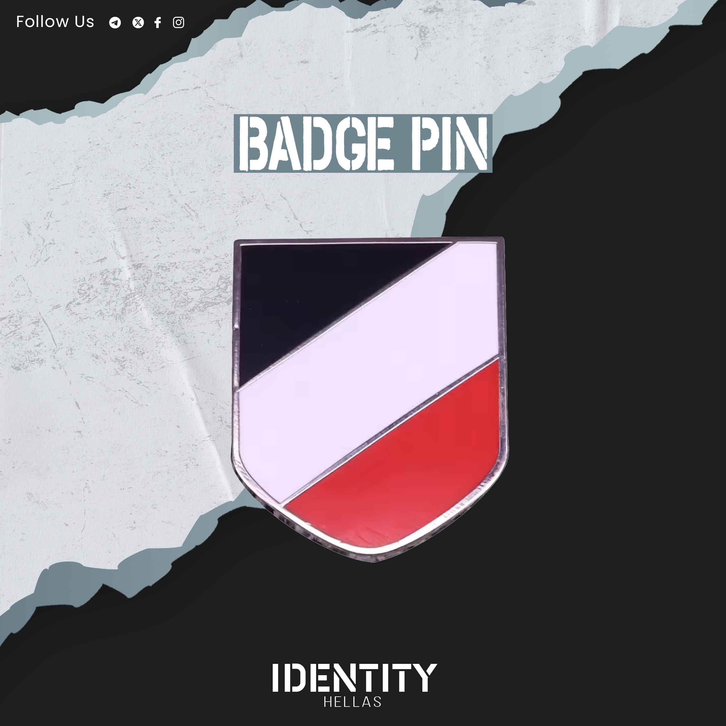 German flag pin
